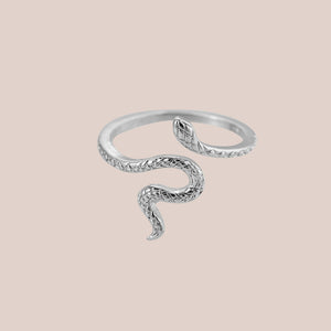 SILVER DREAMIN' SERPENT RING