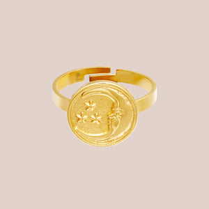 GOLD MOONLIGHT RING