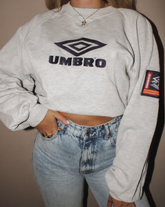 VINTAGE UMBRO GREY SWEATSHIRT