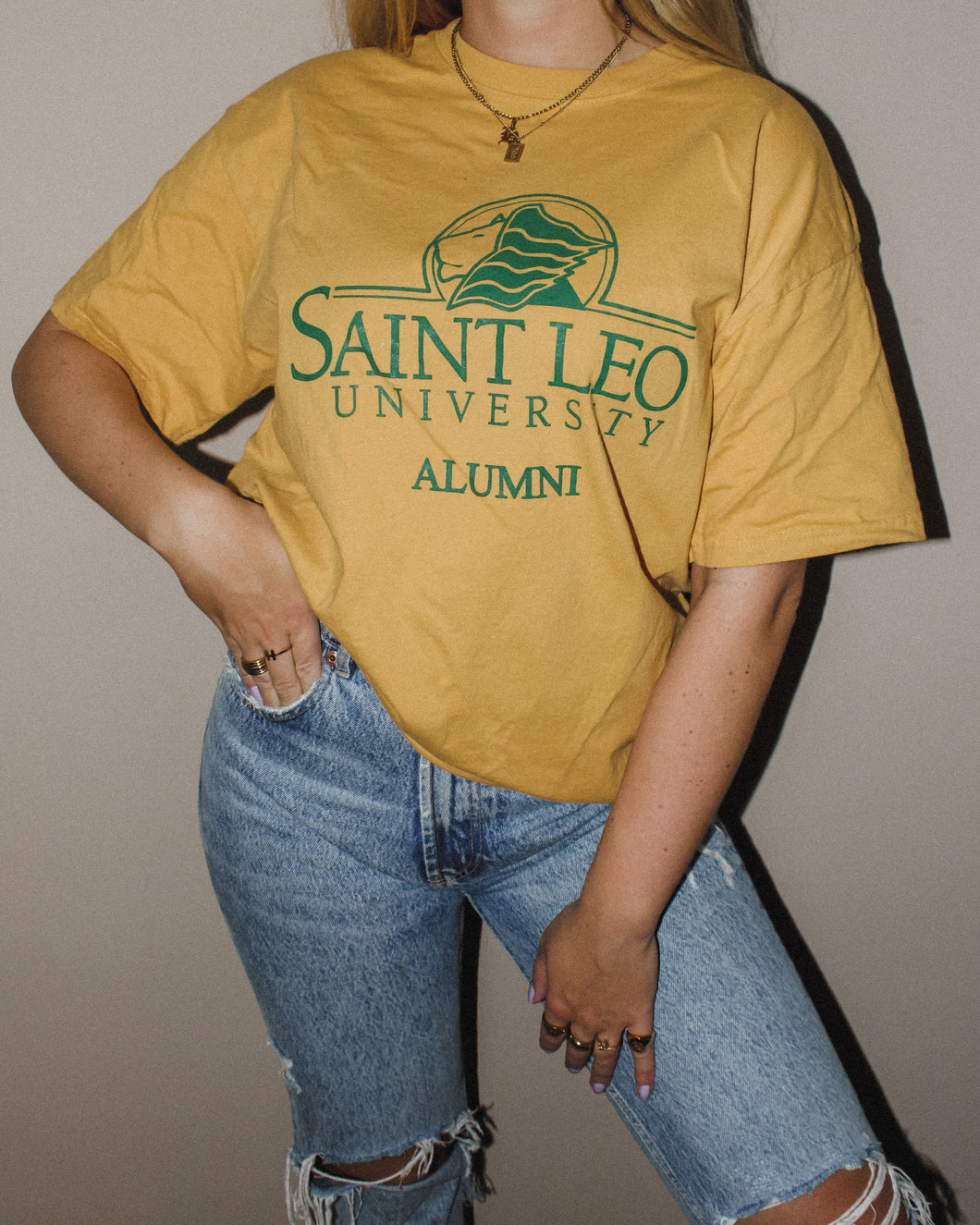 VINTAGE SAINT LEO UNIVERSITY TEE