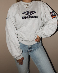 VINTAGE UMBRO GREY SWEATSHIRT