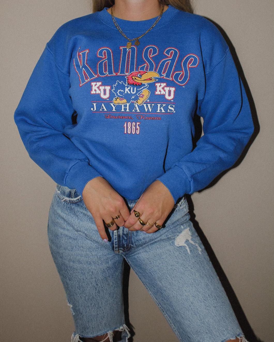 VINTAGE KANSAS JAYHAWKS SWEATSHIRT