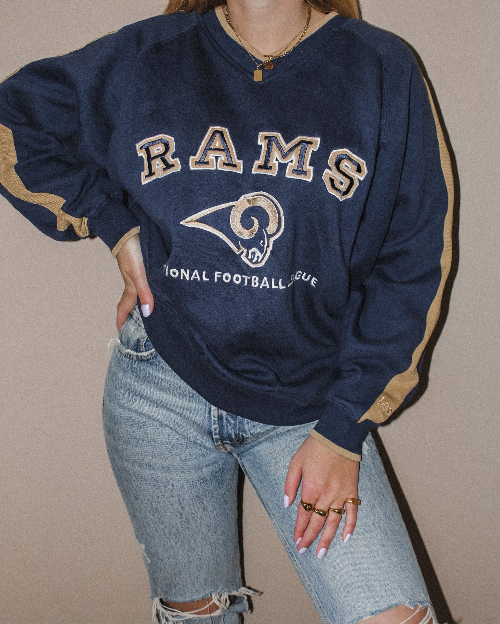 VINTAGE LOS ANGELES RAMS SWEATSHIRT – DESERT BREEZE ☾ VINTAGE & NEW