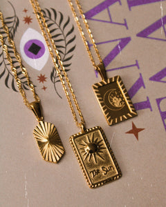 GOLD THE SUN GODDESS NECKLACE