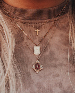 VINTAGE INSPIRED RED NECKLACE