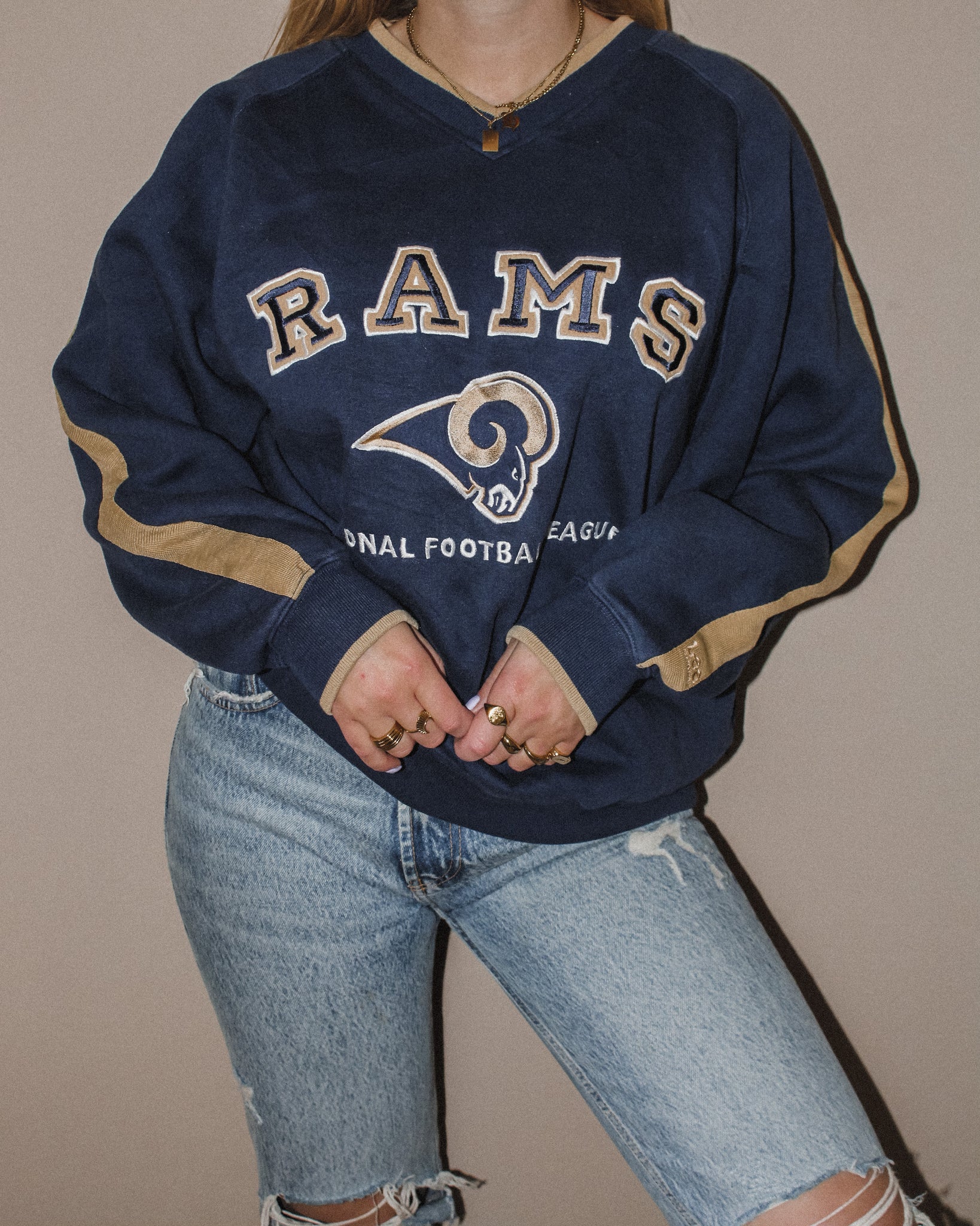 VINTAGE LOS ANGELES RAMS SWEATSHIRT – DESERT BREEZE ☾ VINTAGE & NEW